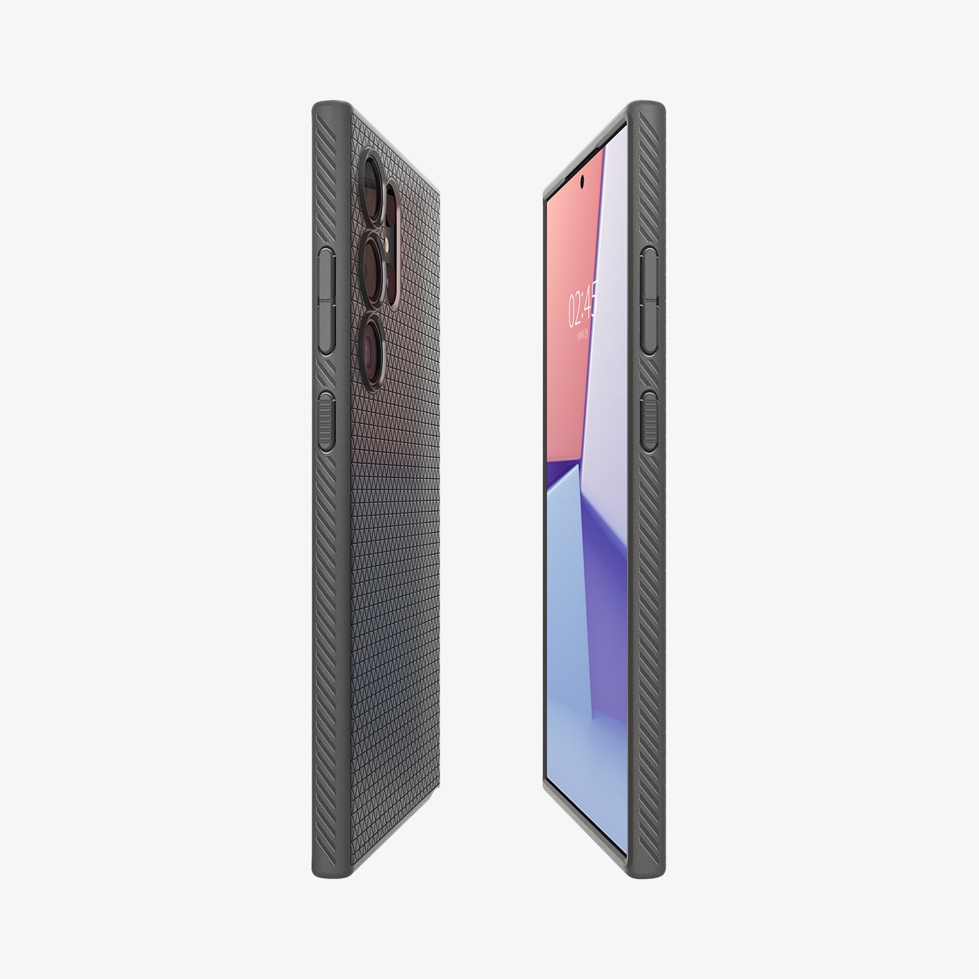 Spigen Liquid Air ქეისი Galaxy S24 Ultra-სთვის, თხელი და მსუბუქი დიზაინით, გამძლე დაცვითა და ხელში კომფორტული დაჭერით