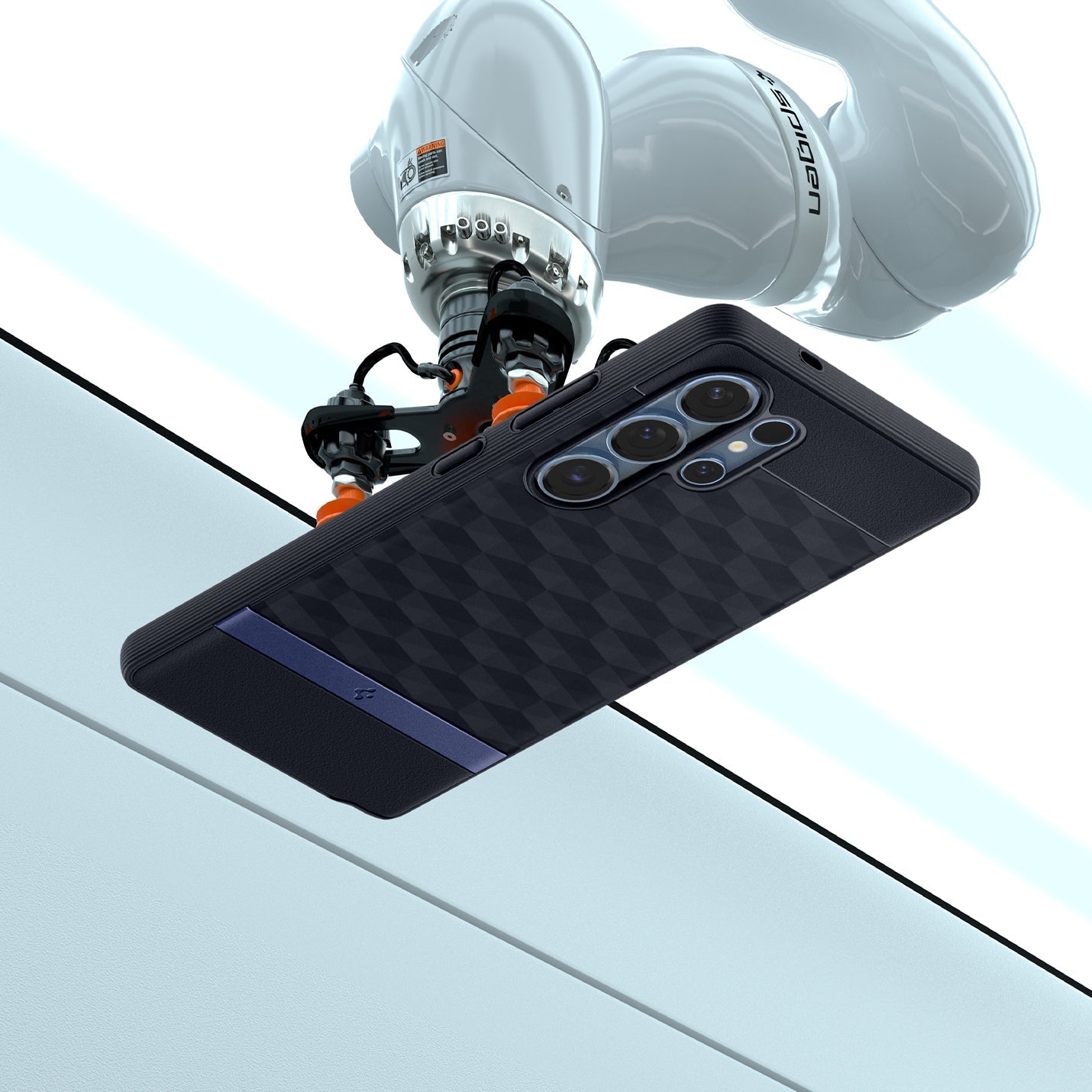 ქეისი Spigen Parallax MagSafe Galaxy S25 Ultra Case, სამსუნგის ჩასადები საუკეთესო პრემიუმ ხარისხის Spigen ბრენდის, მაგეისის მხარდაჭერით, magsafe case, spigen accessories in georgia, სამსუნგ ს25 ულტრა ქესი, spigen accessories