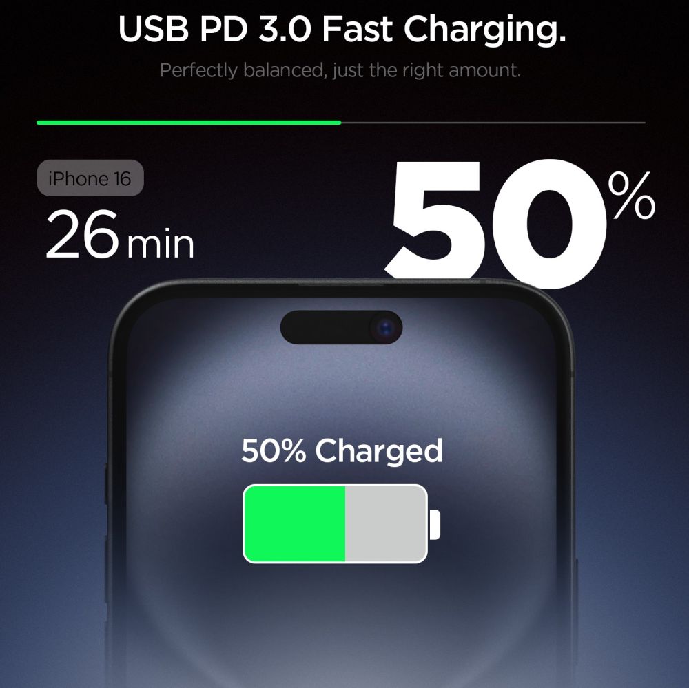 ადაპტერი Spigen Essential 20W Charger