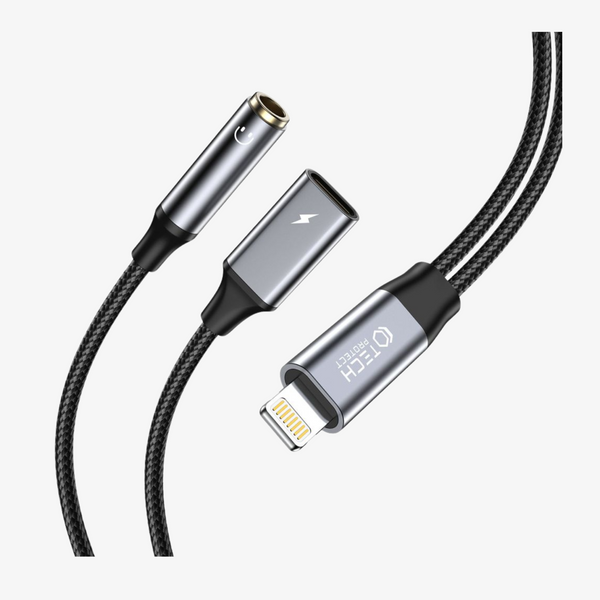 ადაპტერი Tech-Protect Ultraboost Adapter Lightning to Aux Mini Jack 3.5MM & Lightning