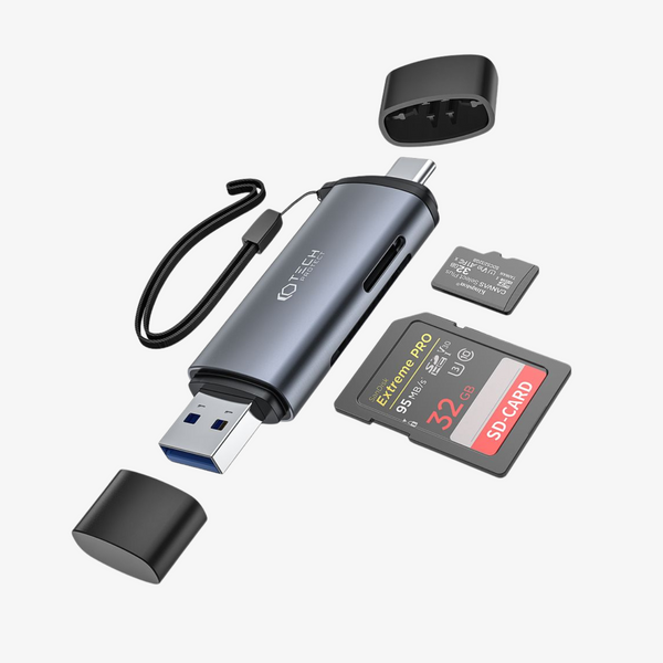 ადაპტერი Tech-Protect Ultraboost Card Reader SD & Micro SD Type-C & USB