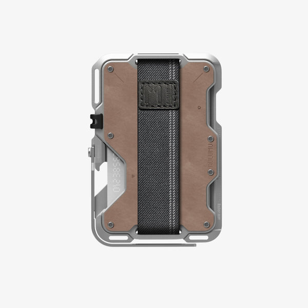 მაგნიტური საფულე Aulumu G03 Multi-Tool Genuine Leather MagSafe Metal Wallet