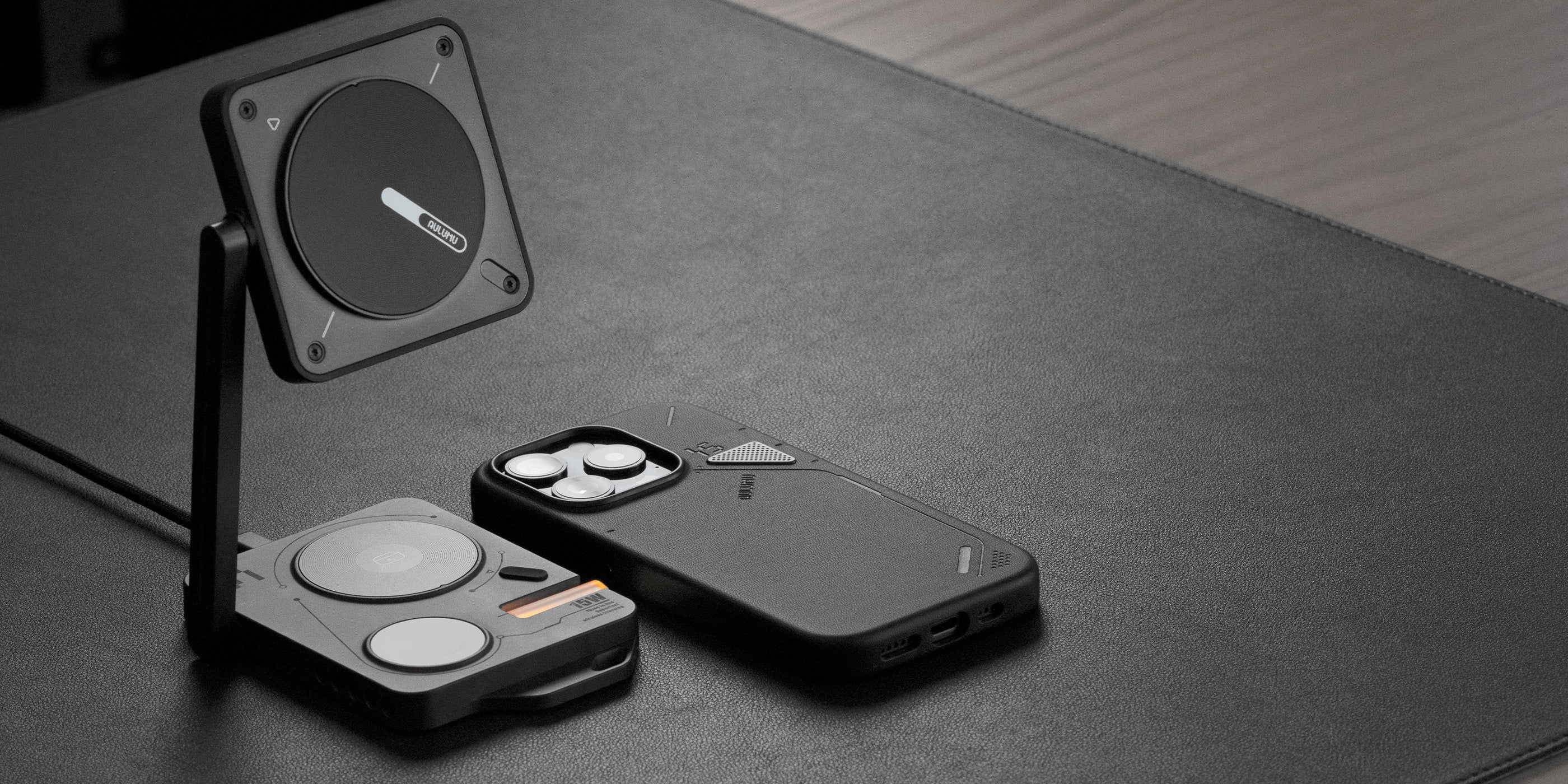 Aulumu M01 4-in-1 Folding Wireless Charging Station ვაირლეს დამტენი