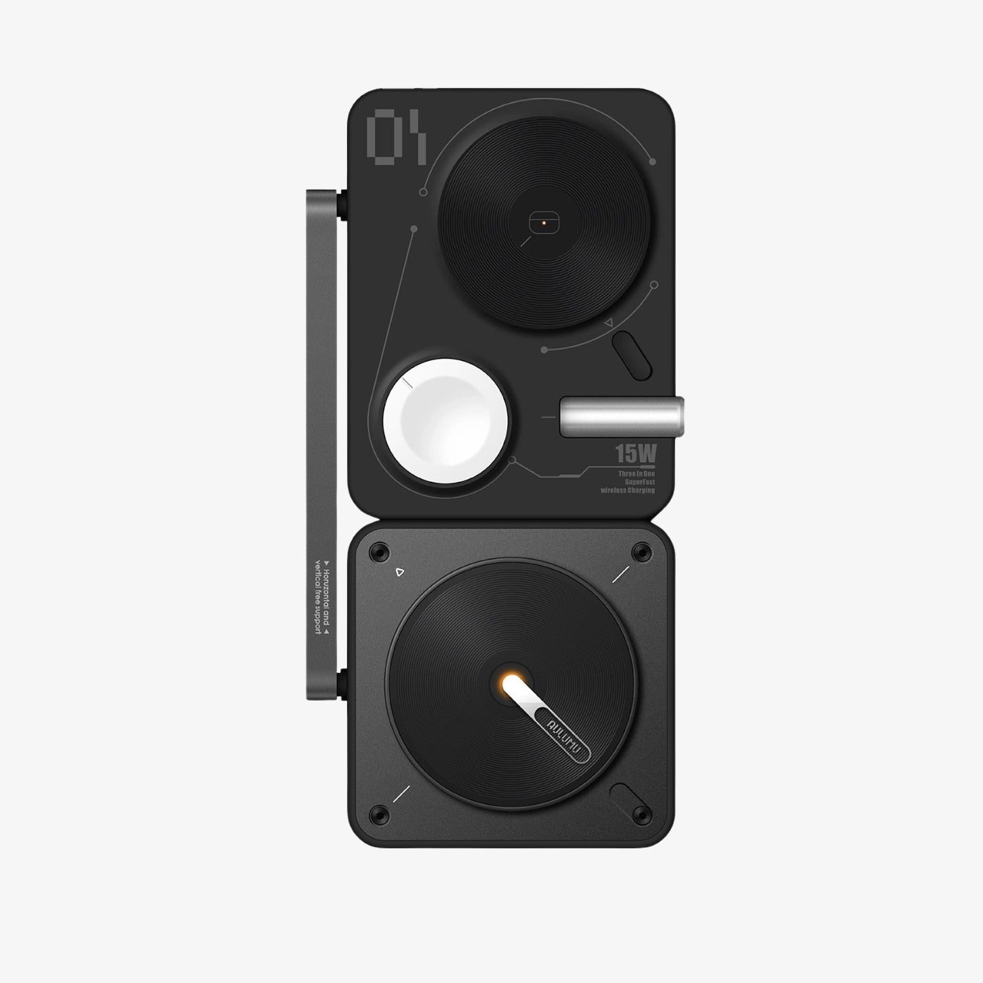 კომპაქტური Folding Wireless Charger Aulumu M01