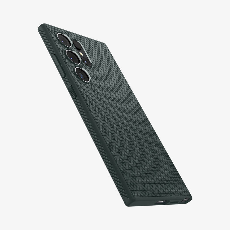 Spigen Liquid Air ქეისი Galaxy S24 Ultra-სთვის, თხელი და მსუბუქი დიზაინით, გამძლე დაცვითა და ხელში კომფორტული დაჭერით