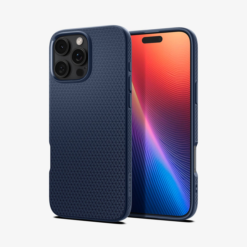 Spigen Liquid Air iPhone 16 Pro-ის ულტრა თხელი, პრემიუმ კლასის ჩასადები, საუკეთესო ხარისხის და დახვეწილი დიზაინით, iPhone 16 Pro Cases in Georgia