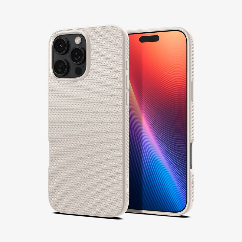 Spigen Liquid Air iPhone 16 Pro-ის ულტრა თხელი, პრემიუმ კლასის ჩასადები, საუკეთესო ხარისხის და დახვეწილი დიზაინით, iPhone 16 Pro Cases in Georgia