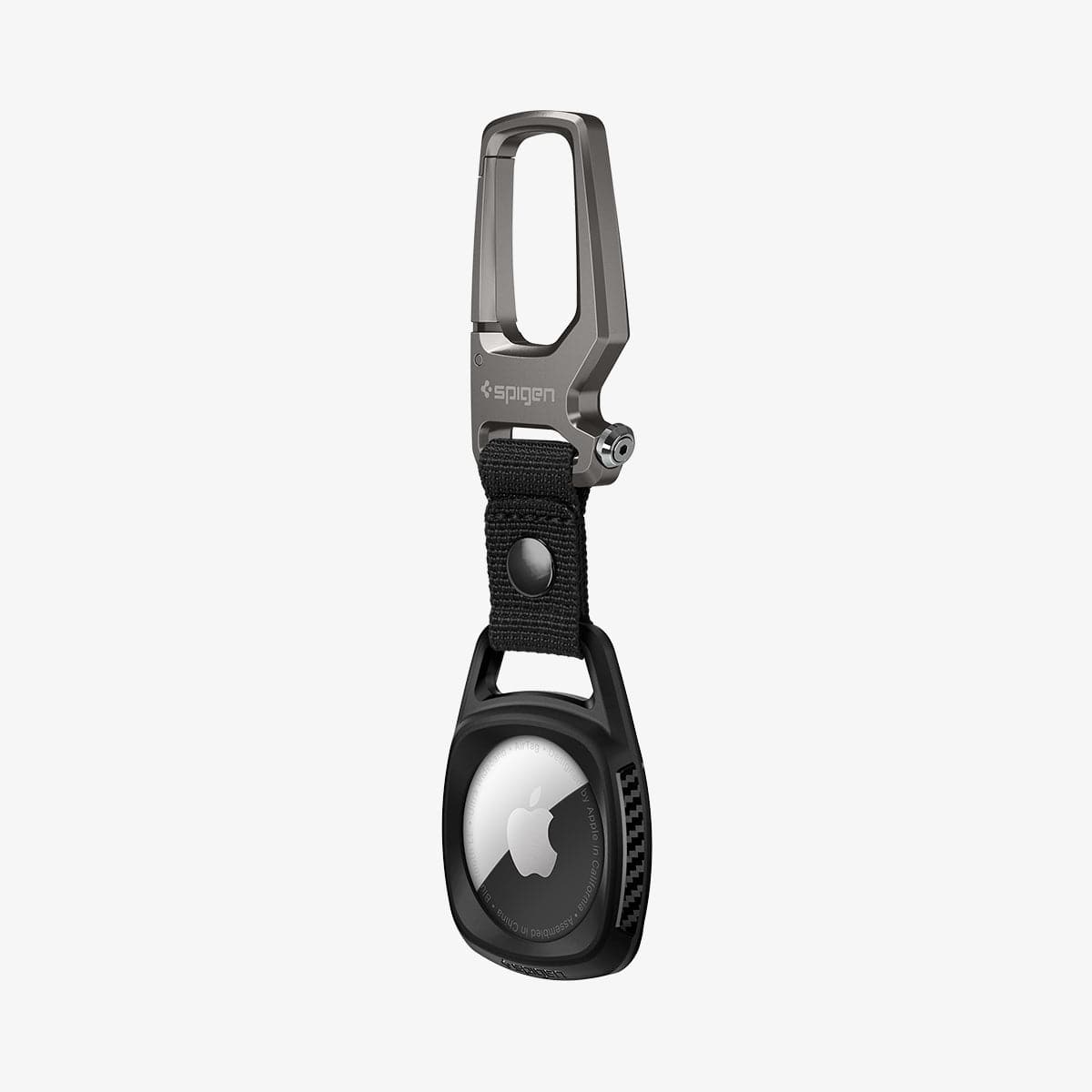 Spigen Rugged Armor AirTag ქეისი პრემიუმ ხარისხით, ბოთლის სახნელით და აირთაგის დაცვისთვის განკუთვნილი ჩასადებით