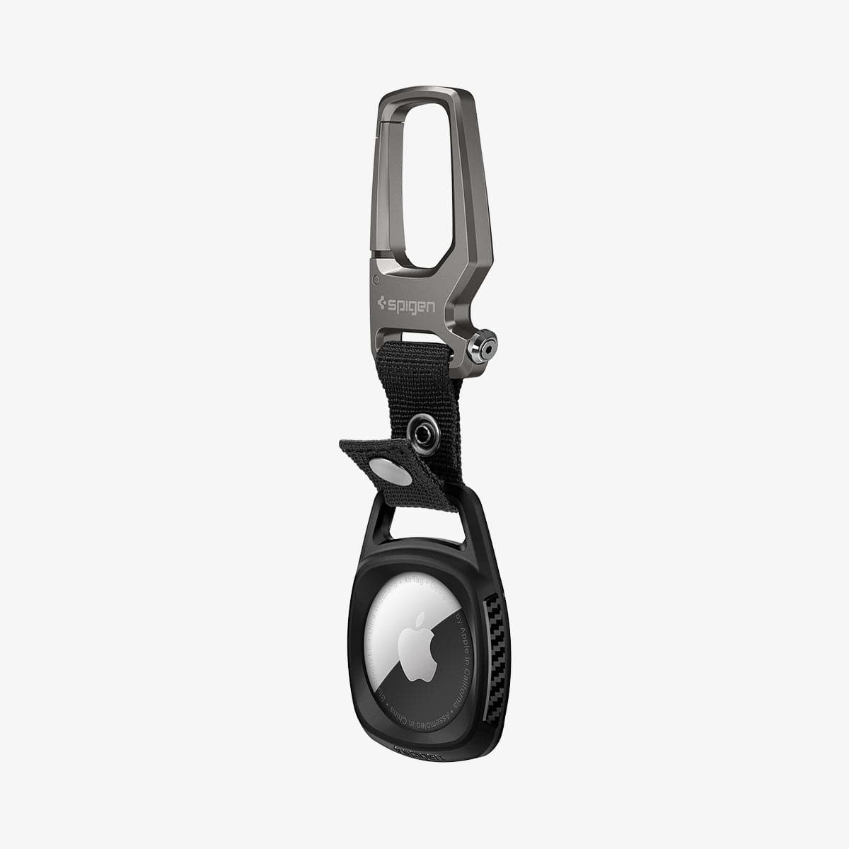 Spigen Rugged Armor AirTag ქეისი პრემიუმ ხარისხით, ბოთლის სახნელით და აირთაგის დაცვისთვის განკუთვნილი ჩასადებით