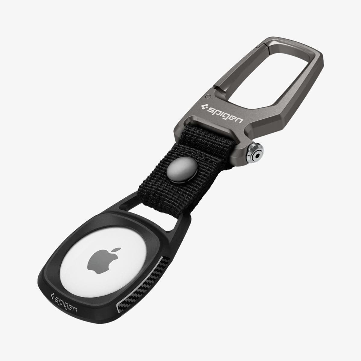 Spigen Rugged Armor AirTag ქეისი პრემიუმ ხარისხით, ბოთლის სახნელით და აირთაგის დაცვისთვის განკუთვნილი ჩასადებით