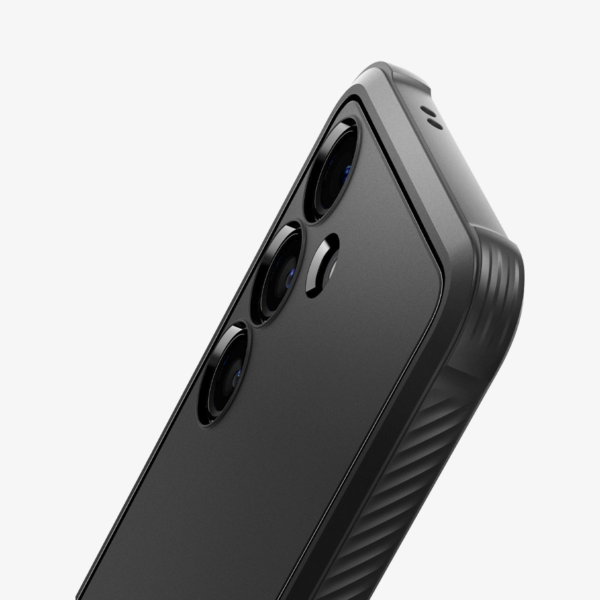 Spigen Rugged Armor პრემიუმ კლასის ქეისი Galaxy S24 Plus -ის, კუთხეების კარგი დაცვით და პრემიუმ მასალებისგან დამზადებული Galaxy S24 Plus-ის ქეისი