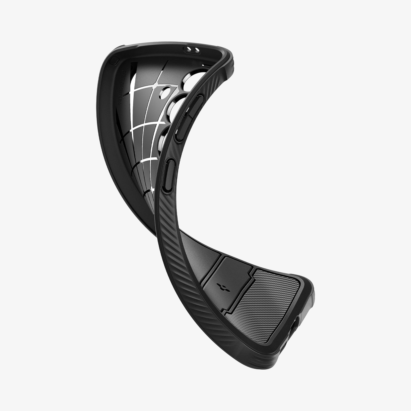 Spigen Rugged Armor პრემიუმ კლასის ქეისი Galaxy S24 Plus -ის, კუთხეების კარგი დაცვით და პრემიუმ მასალებისგან დამზადებული Galaxy S24 Plus-ის ქეისი