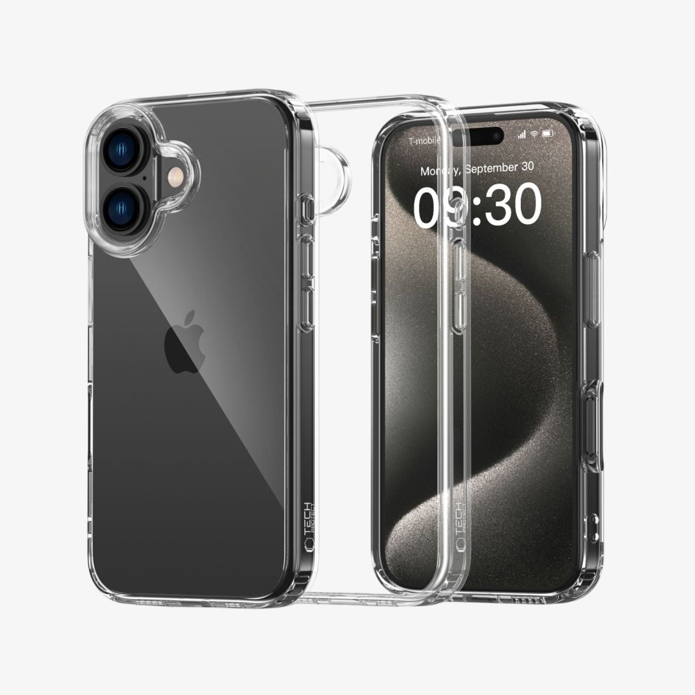 ქეისი Tech - Protect Flexair Hybrid iPhone 16 Case , გამჭირვალე ქეისი, აიფონ 16 გამჭირვალე ქეისი, iPhone 16 ტელეფონის გამჭირვალე ქეისი, iPhone 16 კაბურა, iPhone 16 ჩასადები