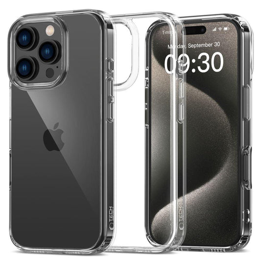 ქეისი Tech - Protect Flexair Hybrid iPhone 16 Pro Max Case, iPhone 16 Pro Max cases in tbilisi, iPhone 16 Pro Max ტელეფონის ქეისი, აიფონს 16 ქეისები, საუკეთესო ქეისები, კაბურა, გამჭირვალე ქეისი, Clear Cases, უფერო ქეისი