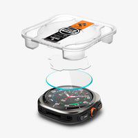 Spigen Glas.tR EZ Fit 2-Pack Galaxy Watch Ultra Screen Protector
