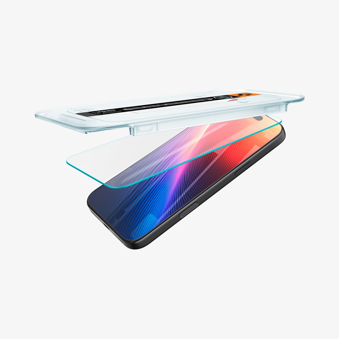ეკრანის დამცავი Spigen GLAS.tR EZ Fit iPhone 17 Pro Max – პრემიუმ კლასის ბრონი შუშა, შავი კანტების გარეშე, მარტივი ინსტალაციით საქართველოში.