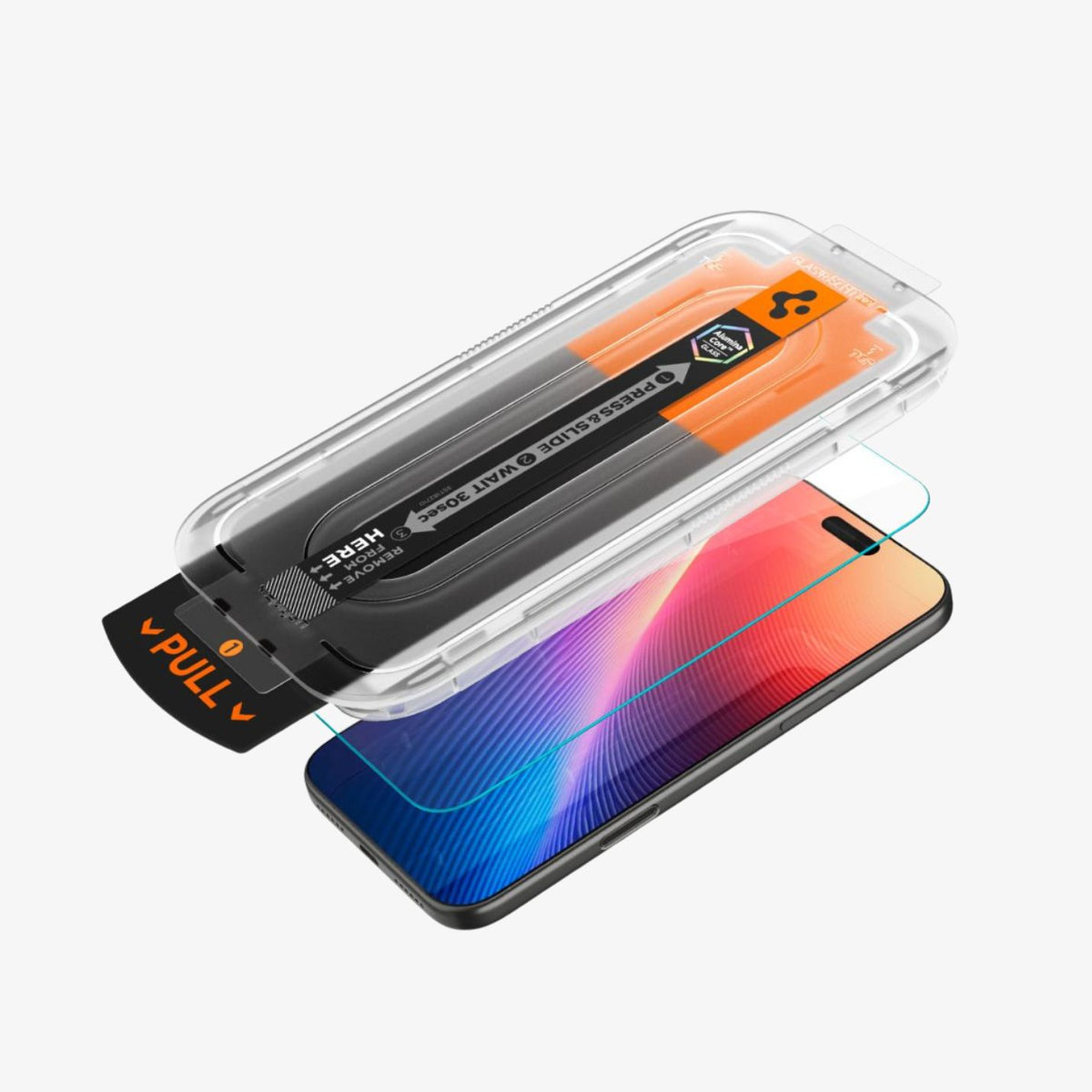Spigen AluminaCore ეკრანის ბრონი iPhone 17 Pro Max საიმედო დაცვით