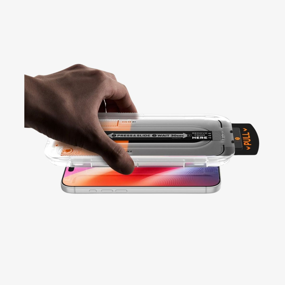 Spigen AluminaCore ეკრანის ბრონი iPhone 17 საიმედო დაცვით
