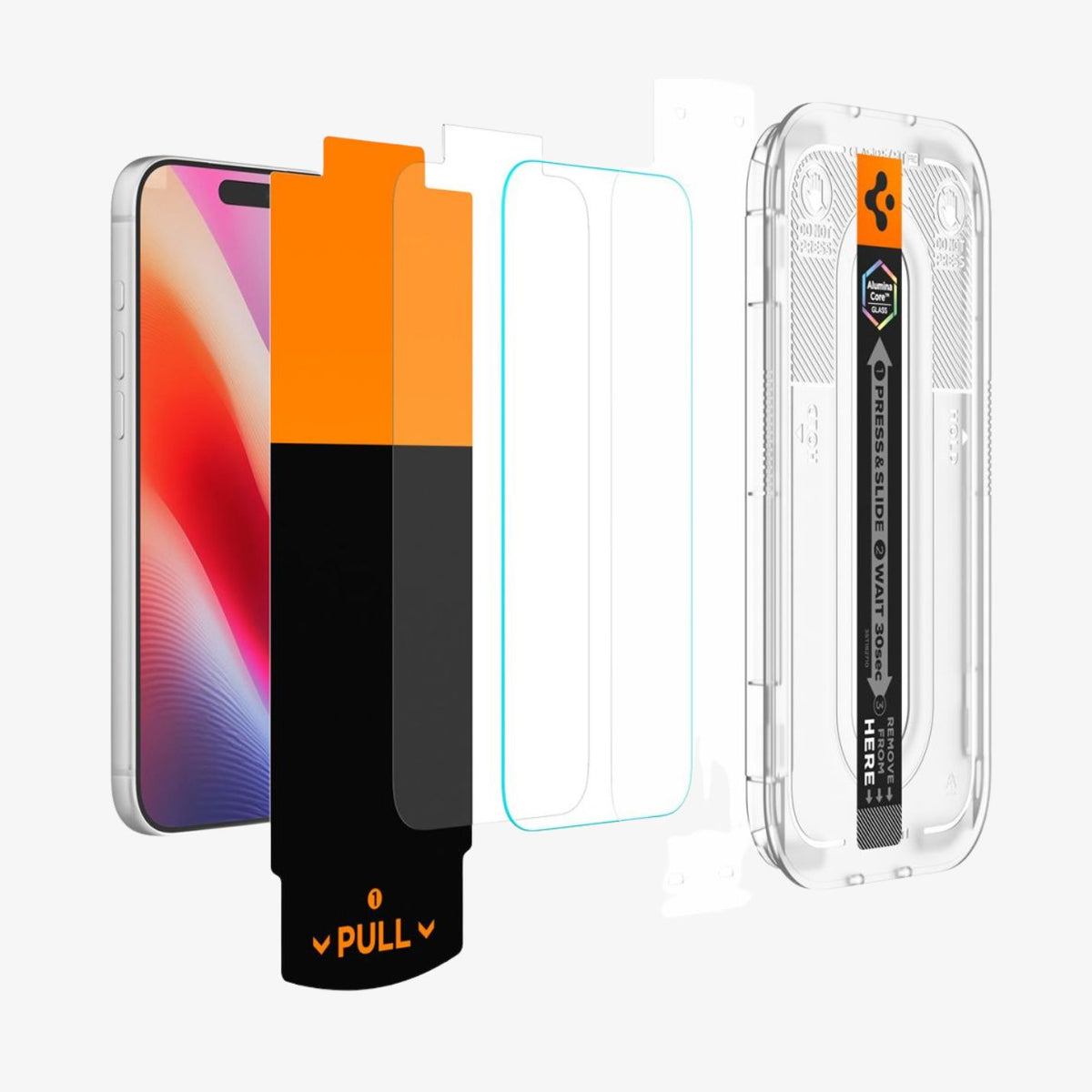 iPhone 17 AluminaCore ბრონი Spigen შავი კანტების გარეშე