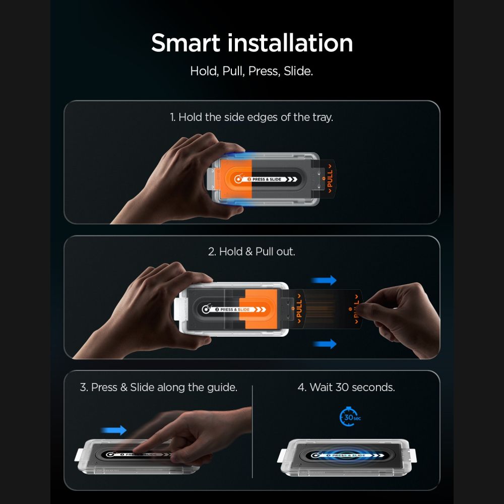 Galaxy Z Fold 8 Ultra Privacy ბრონი შუშა Spigen GLAS.tR EZ Fit Pro AC