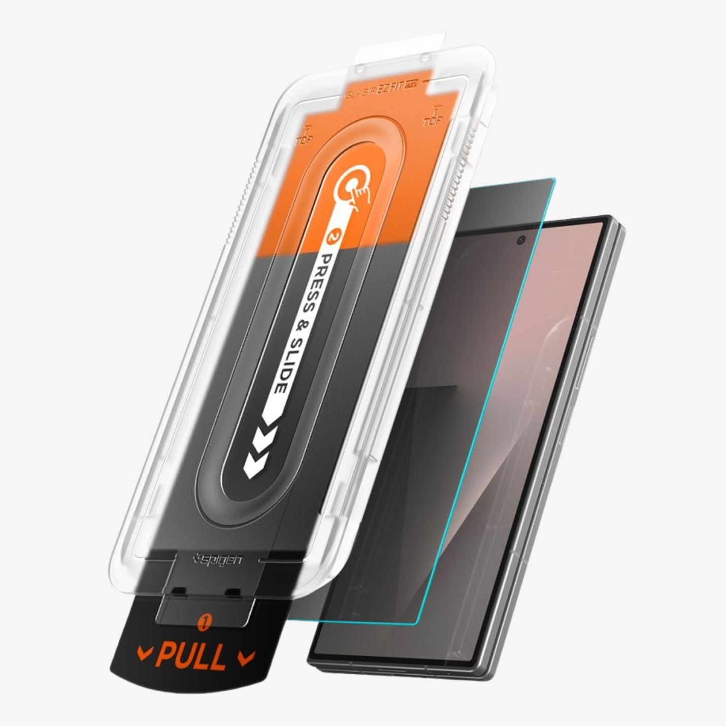 Galaxy Z Fold 8 Ultra ეკრანის ბრონი Spigen Pro AC Privacy ანაბეჭდებისგან დაცვით