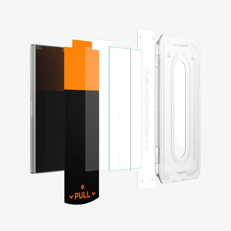 Galaxy Z Fold 8 Ultra ეკრანის ბრონი Spigen GLAS.tR EZ Fit Pro HD