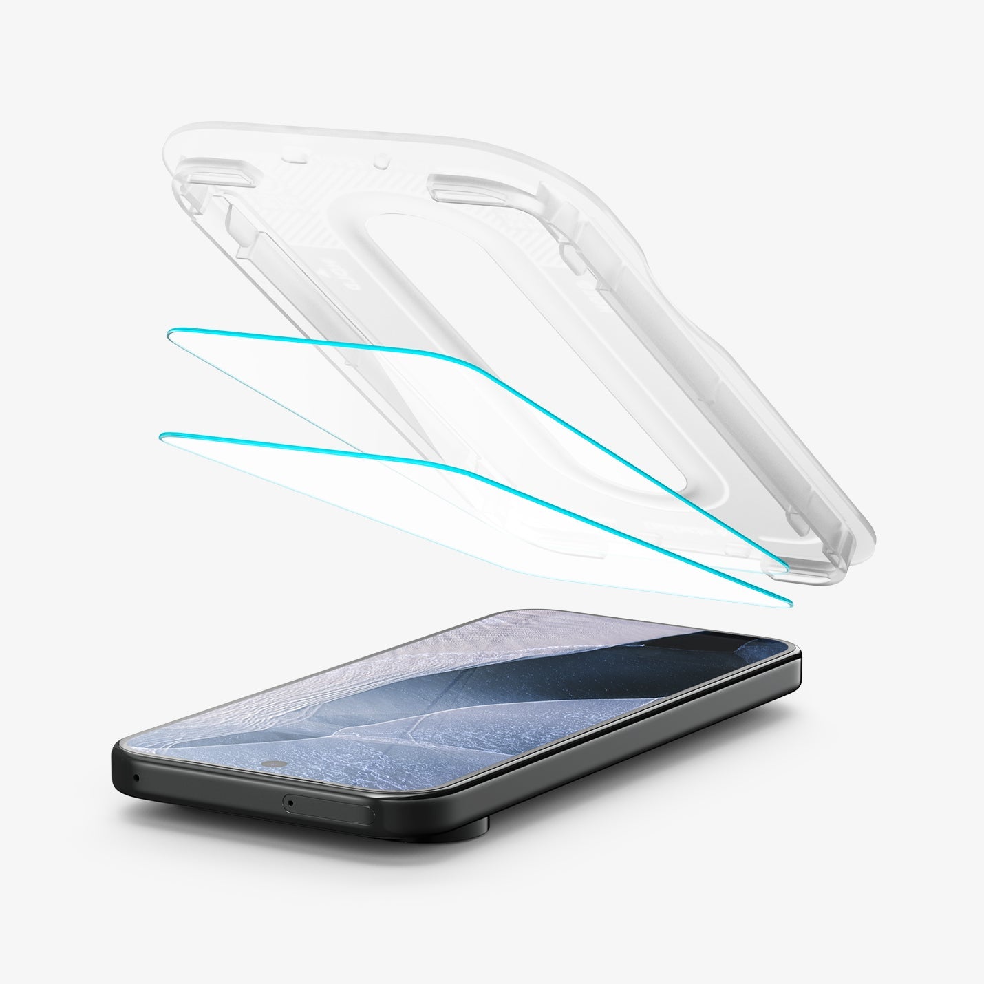 Spigen ეკრანის დამცავი Pixel 11 თითის ანაბეჭდის სენსორის მხარდაჭერით