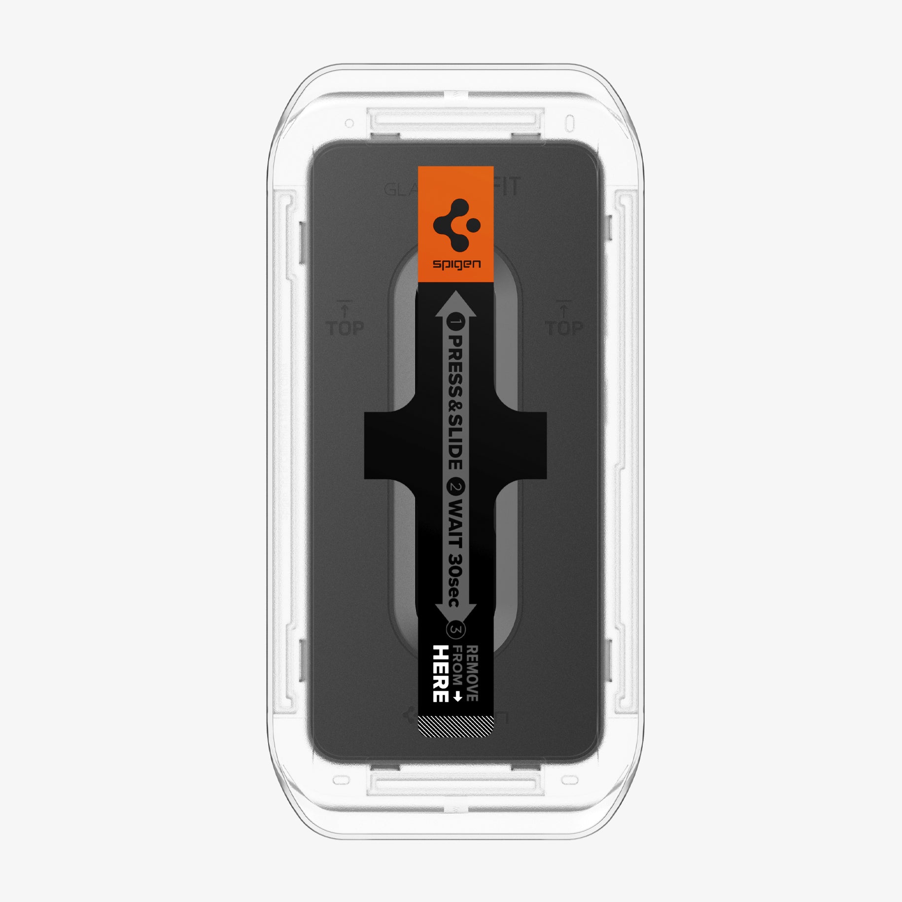 პრემიუმ კლასის Spigen GLAS.tR EZ Fit ეკრანის დამცავი Samsung Galaxy S24-სთვის – ბრონირებული დამცავი შავი კანტების გარეშე, საუკეთესო ხარისხის Spigen-ის აქსესუარებში.