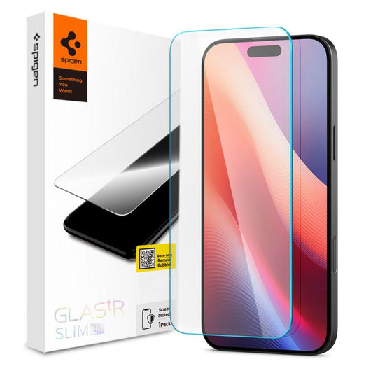 Spigen GLAS.tR EZ Fit ეკრანის დამცავი iPhone 16-ისთვის - ბრონირებული ეკრანის საუკეთესო დამცავი საქართველოში, in Tbilisi, იდეალური screen protector iPhone 16-ისთვის