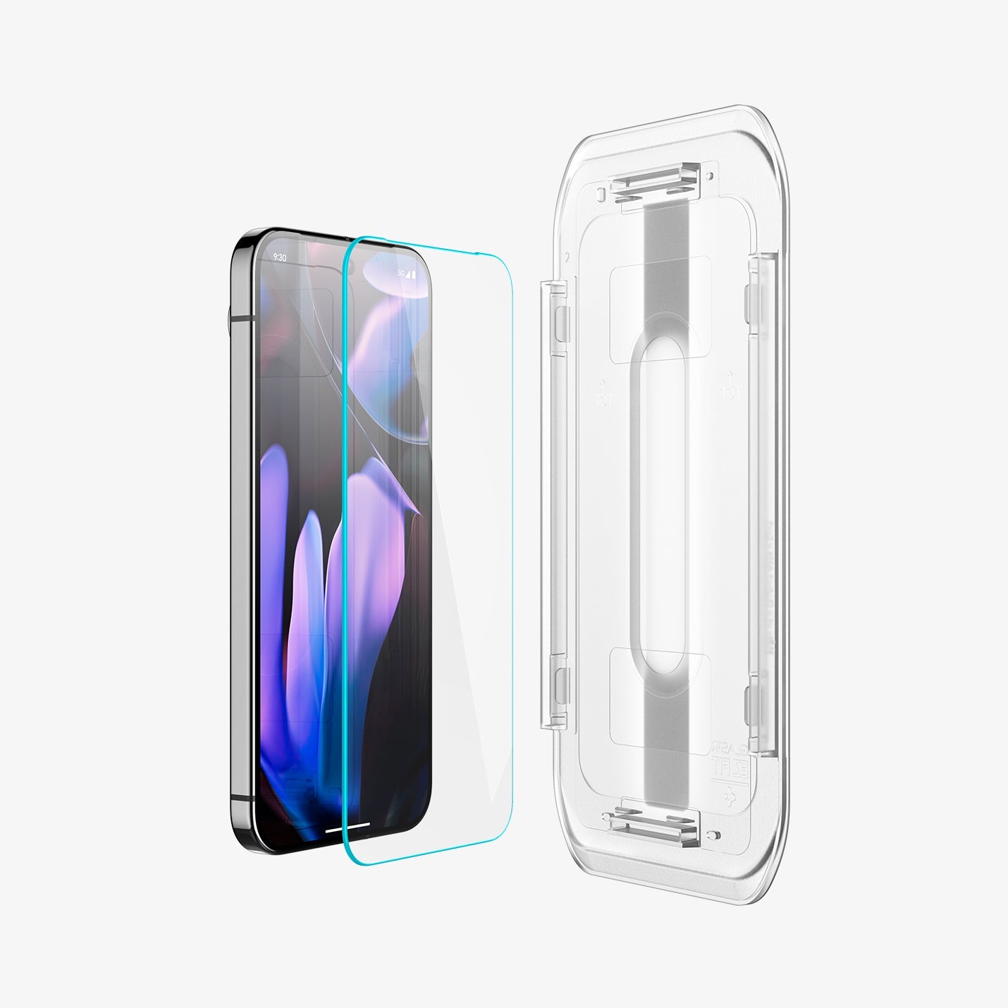 ეკრანის დამცავი Spigen GLAS.tR EZ Fit 1 - Pack Pixel 9 Pro XL Screen Protector- Dakhli, Best Screen Protector in Tbilisi With FingerPrint
