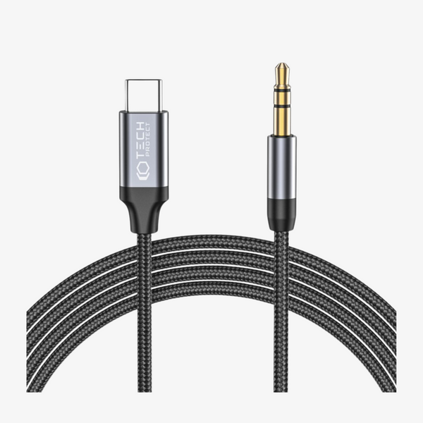 კაბელი Tech-Protect Ultraboost Adapter Type-C to Aux Mini Jack 3.5MM