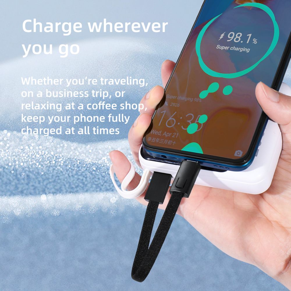 კაბელი Tech-Protect Ultraboost DNA KeyChain Type-C – ინფორმაციის გადამტანი და დამტენი კაბელი, დამჭერით მარტივი გამოყენებისთვის.