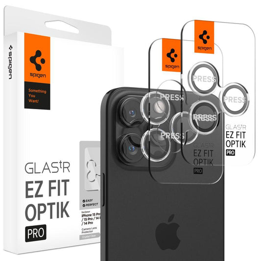 კამერის დამცავი Spigen Optik Pro EZ Fit 1 - ცალი iPhone 15 Pro Max - Dakhli