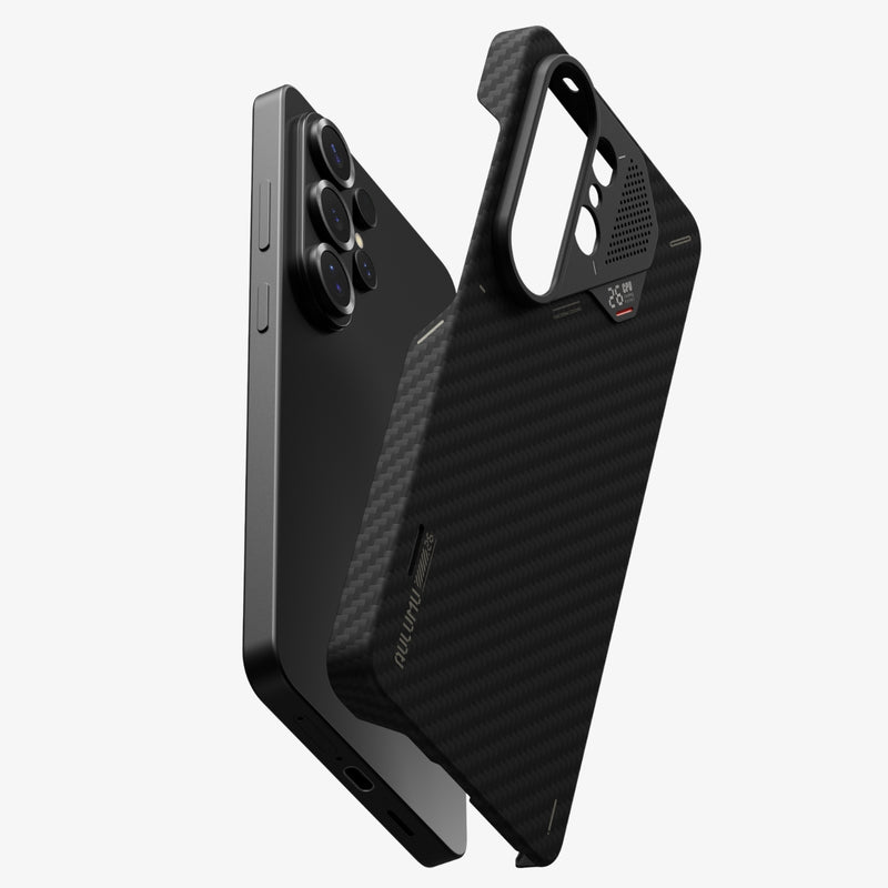 პრემიუმ ხარისხის Aulumu Aramid Fiber ქეისი Galaxy S26 Ultra-ისთვის