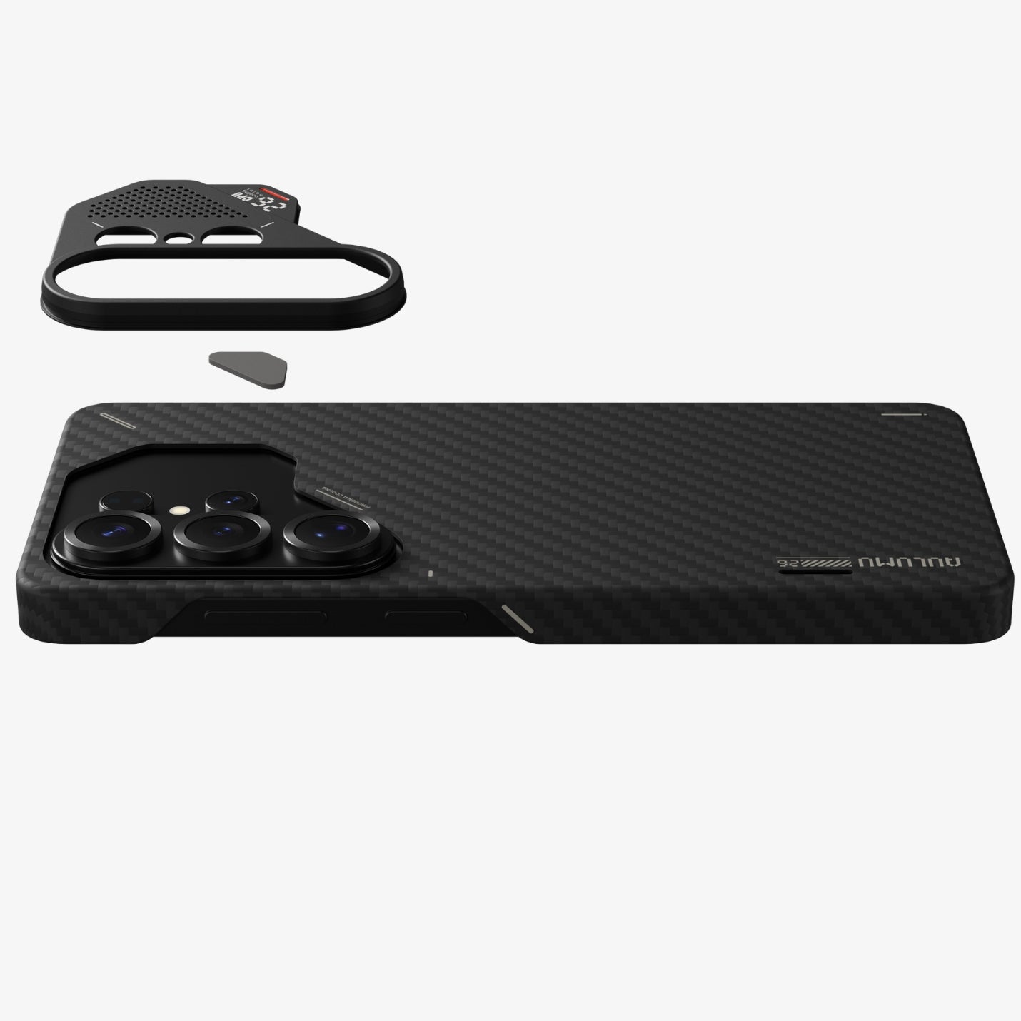 კარბონის და არამიდის ჩასადები Aulumu Galaxy S26 Ultra Magsafe მხარდაჭერით