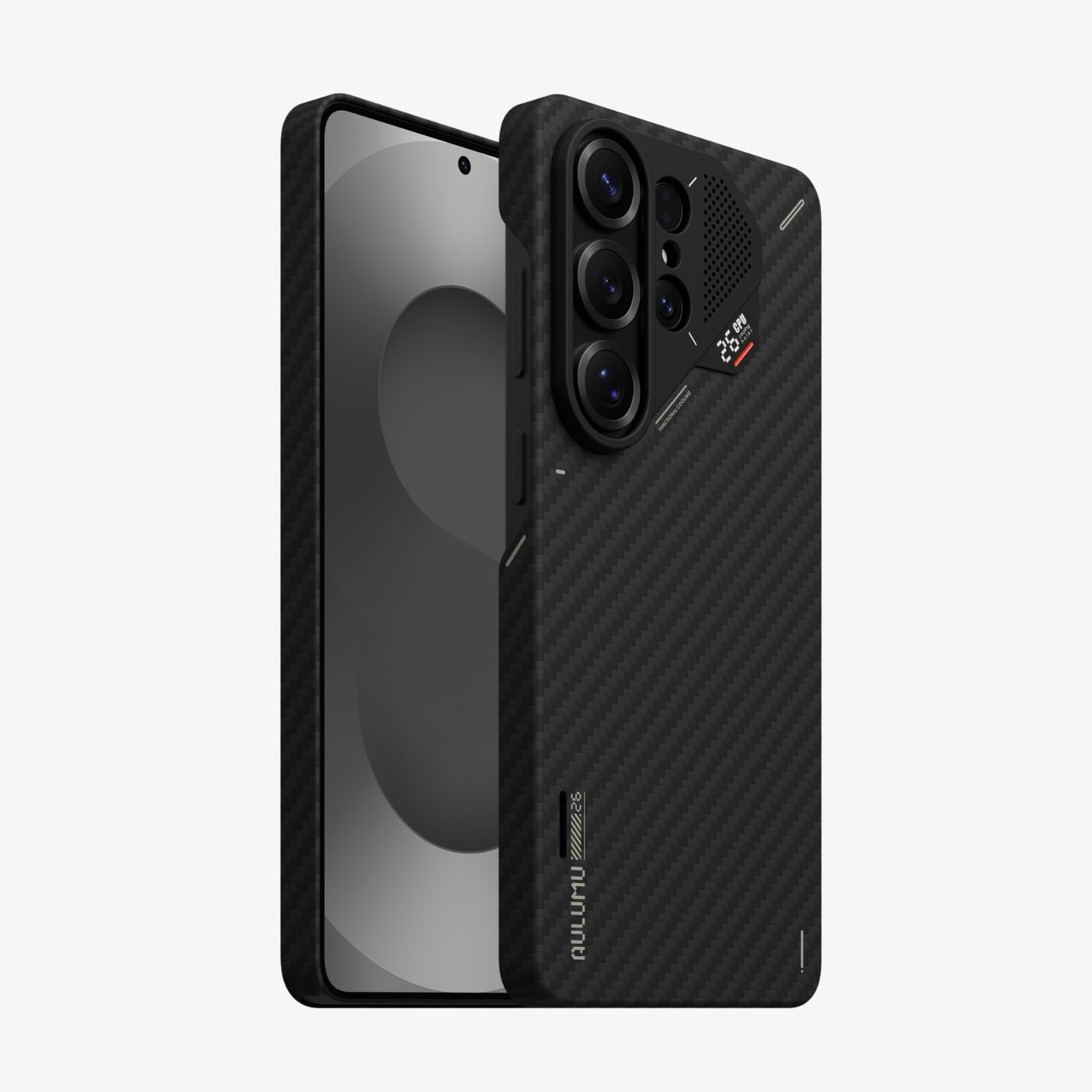 Aulumu Aramid Fiber Ultra Slim MagSafe ქეისი Galaxy S26 Ultra ძალიან თხელი დიზაინით