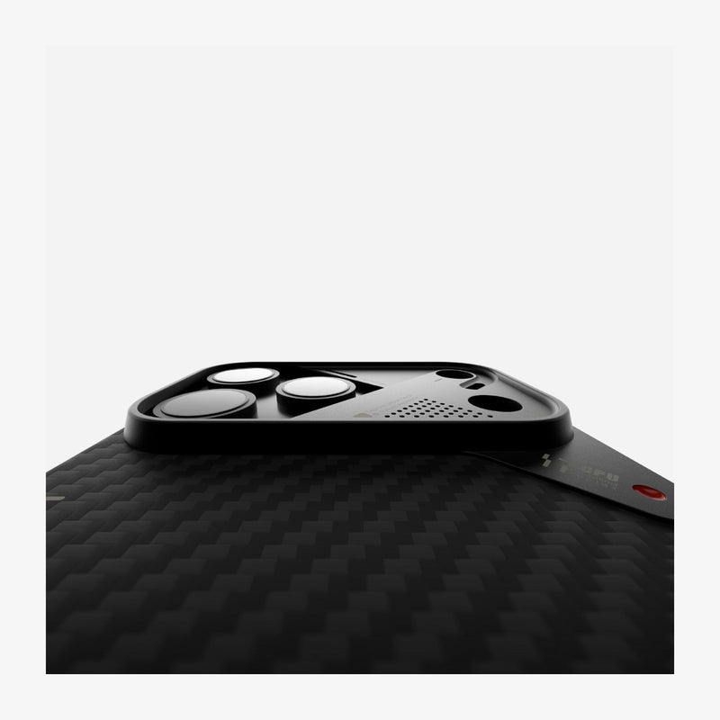 პრემიუმ კარბონის ქეისი Aulumu Aramid Fiber iPhone 17 Pro-ისთვის