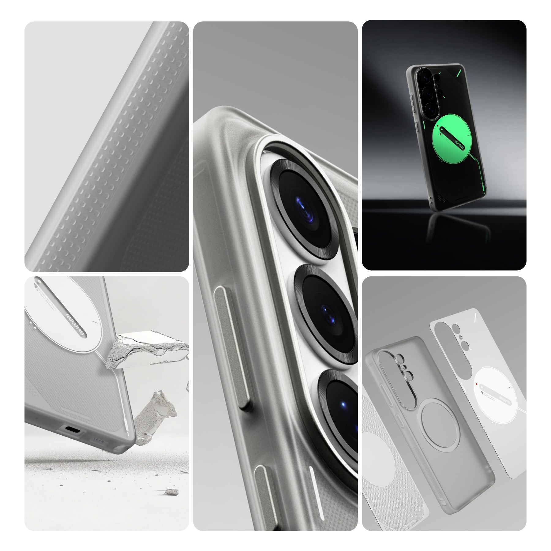 პრემიუმ კლასის Aulumu Frosted ჩასადები Galaxy S26 Ultra