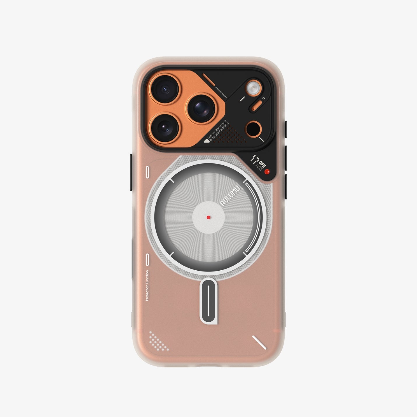 iPhone 17 Pro Max ჩასადები Aulumu ფოსფორის ეფექტით