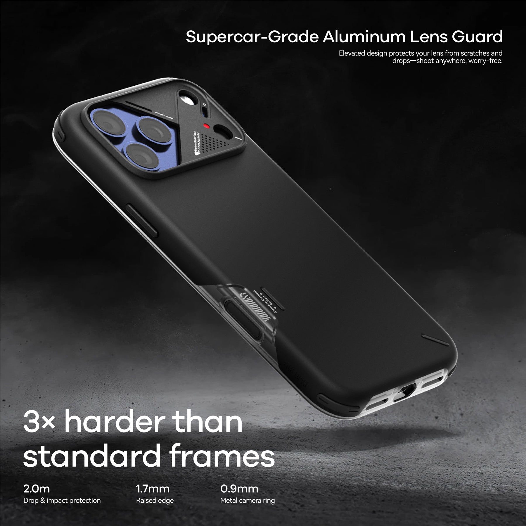 Aulumu ქეისი iPhone 17 Pro Max MagSafe ფუნქციით და დარტყმა დიზაინით