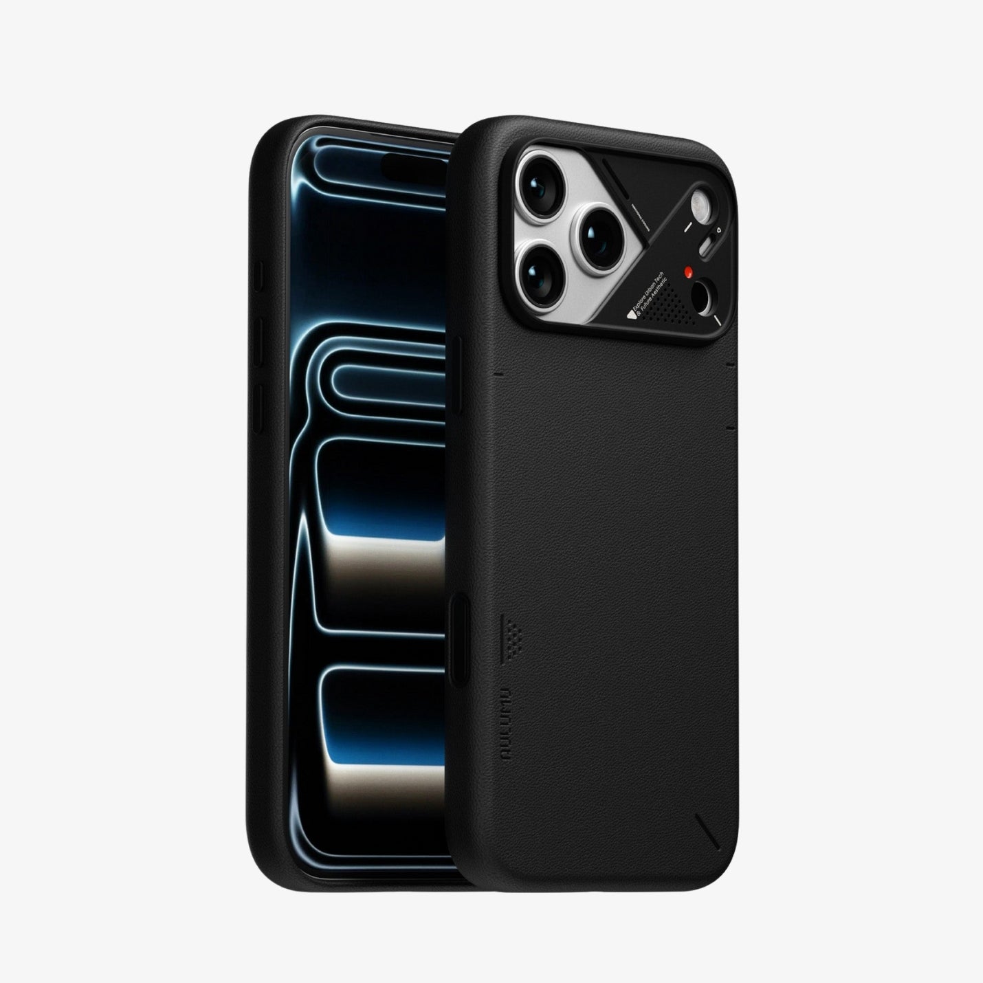 iPhone 17 Pro Max ქეისი Aulumu ტყავის დიზაინით და გაგრილების სისტემით