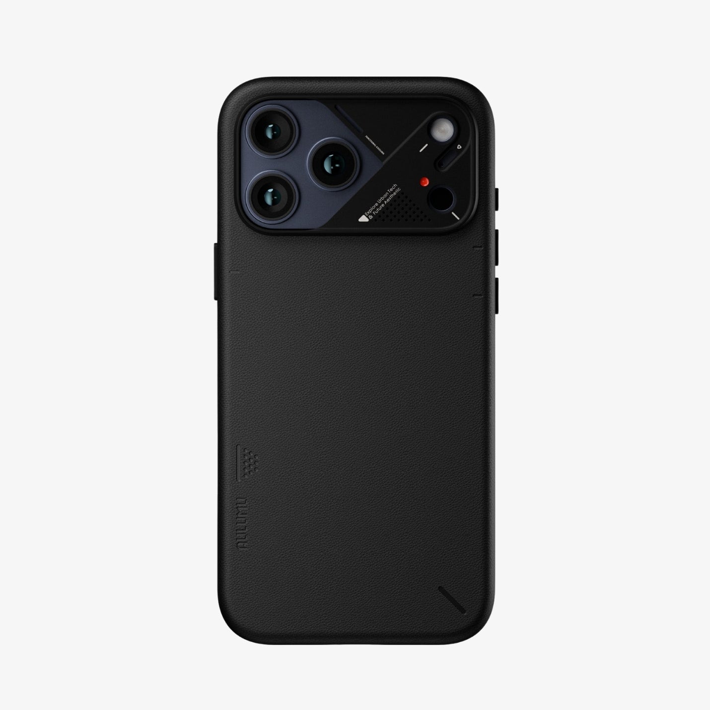 პრემიუმ Vegan Leather ქეისი Aulumu iPhone 17 Pro Max-ისთვის