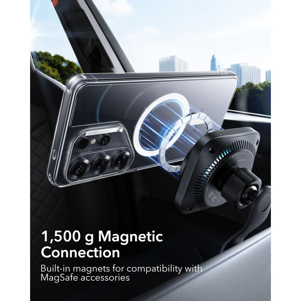 ESR Classic Hybrid გამჭვირვალე ქეისი Galaxy S26 Ultra MagSafe მხარდაჭერით