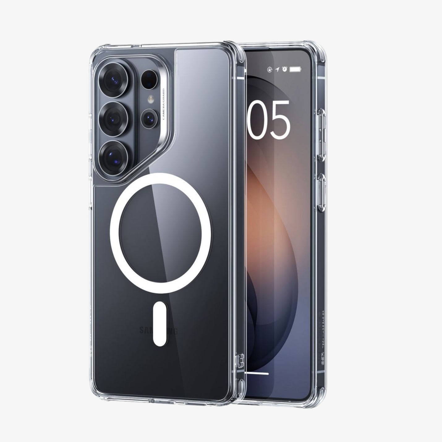 Galaxy S26 Ultra ქეისი ESR Classic Hybrid გამჭვირვალე უკანა პანელით