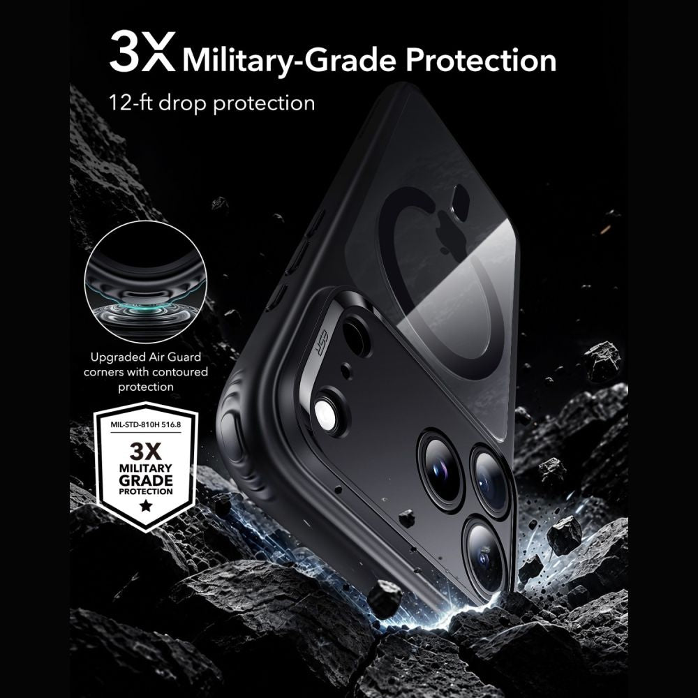 iPhone 18 Pro MagSafe ქეისი ESR Classic Hybrid საიმედო დაცვით