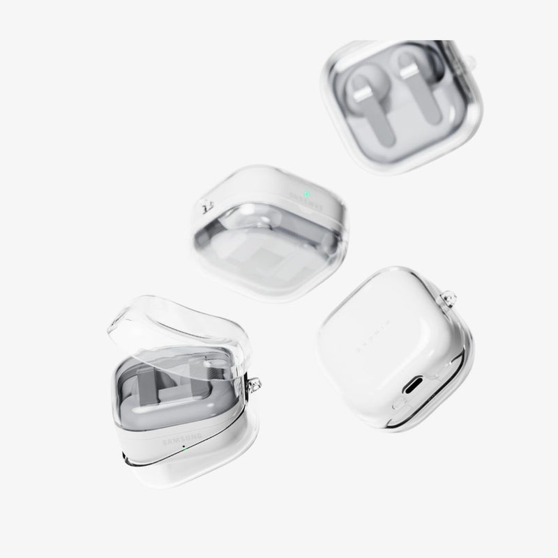 Ringke Air ქეისი Galaxy Buds 4 Pro გამჭვირვალე დიზაინით