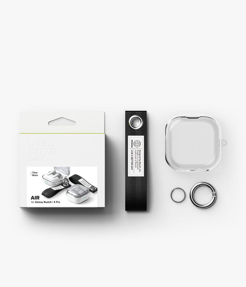 Ringke Air ქეისი Galaxy Buds 4 / 4 Pro ყოველდღიური დაცვისთვის