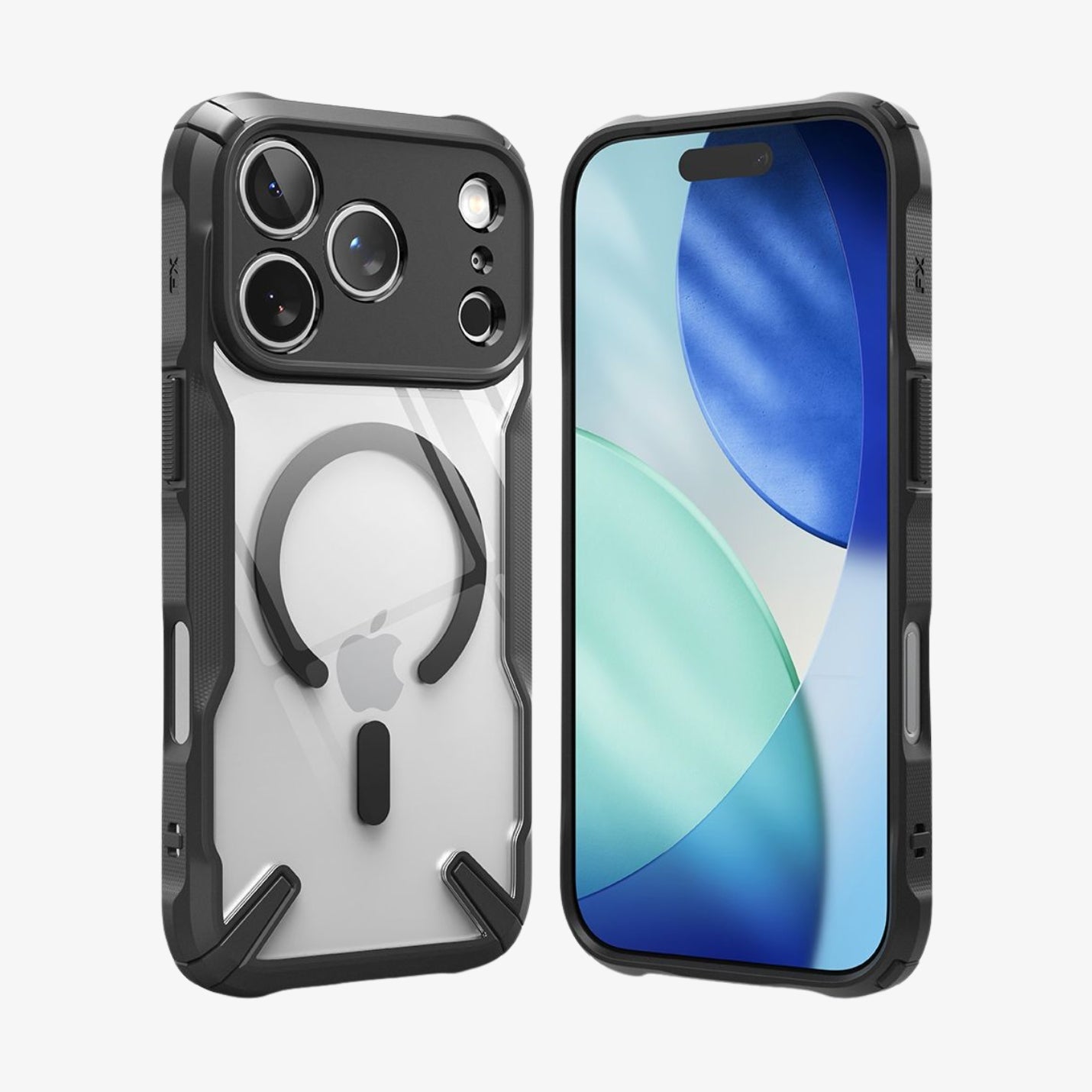 ქეისი Ringke Fusion MagSafe iPhone 17 Pro – ბრუტალური ვიზუალის პრემიუმ კლასის ქეისი, გამჭვირვალე და მატოვი პოლიკარბონატის მასალით და მაგსეიფი მხარდაჭერით.