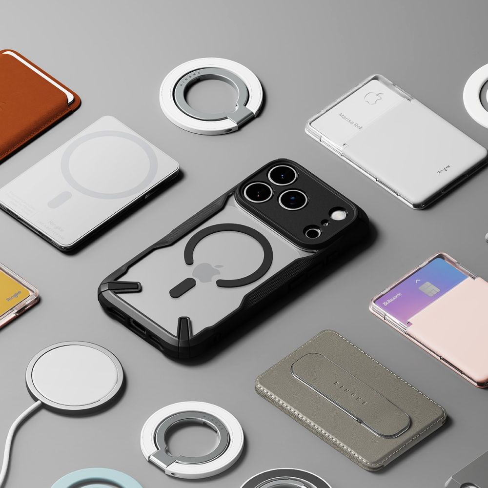 ქეისი Ringke Fusion MagSafe iPhone 17 Pro – ბრუტალური ვიზუალის პრემიუმ კლასის ქეისი, გამჭვირვალე და მატოვი პოლიკარბონატის მასალით და მაგსეიფი მხარდაჭერით.