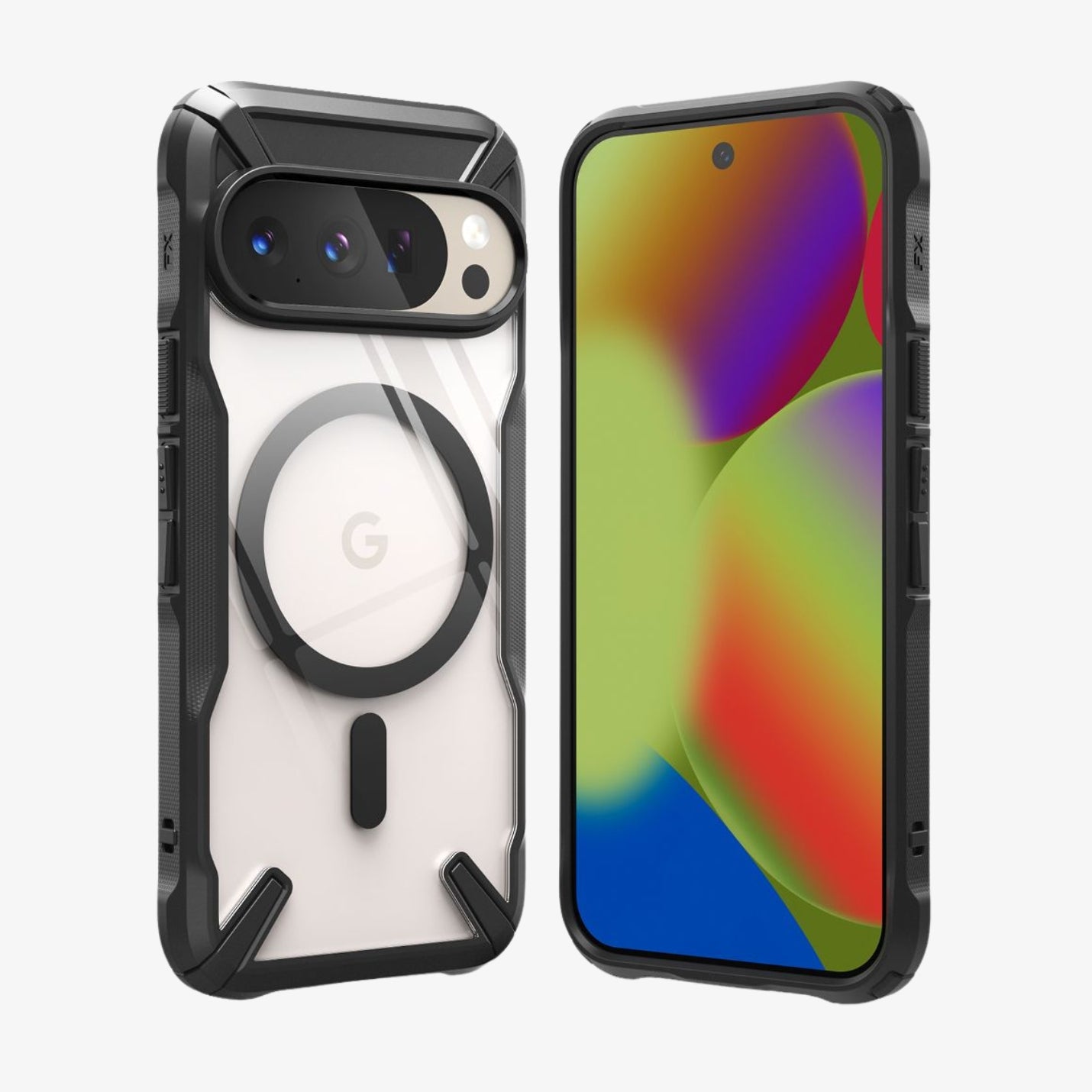 გამჭირვალე მაგსეიფიანი ქეისი Ringke Fusion Magnetic MagSafe Pixel 10 Pro XL Case მოდელისათვის, ჩასადები Google Pixel 10 Pro XL მგამჭირვალე